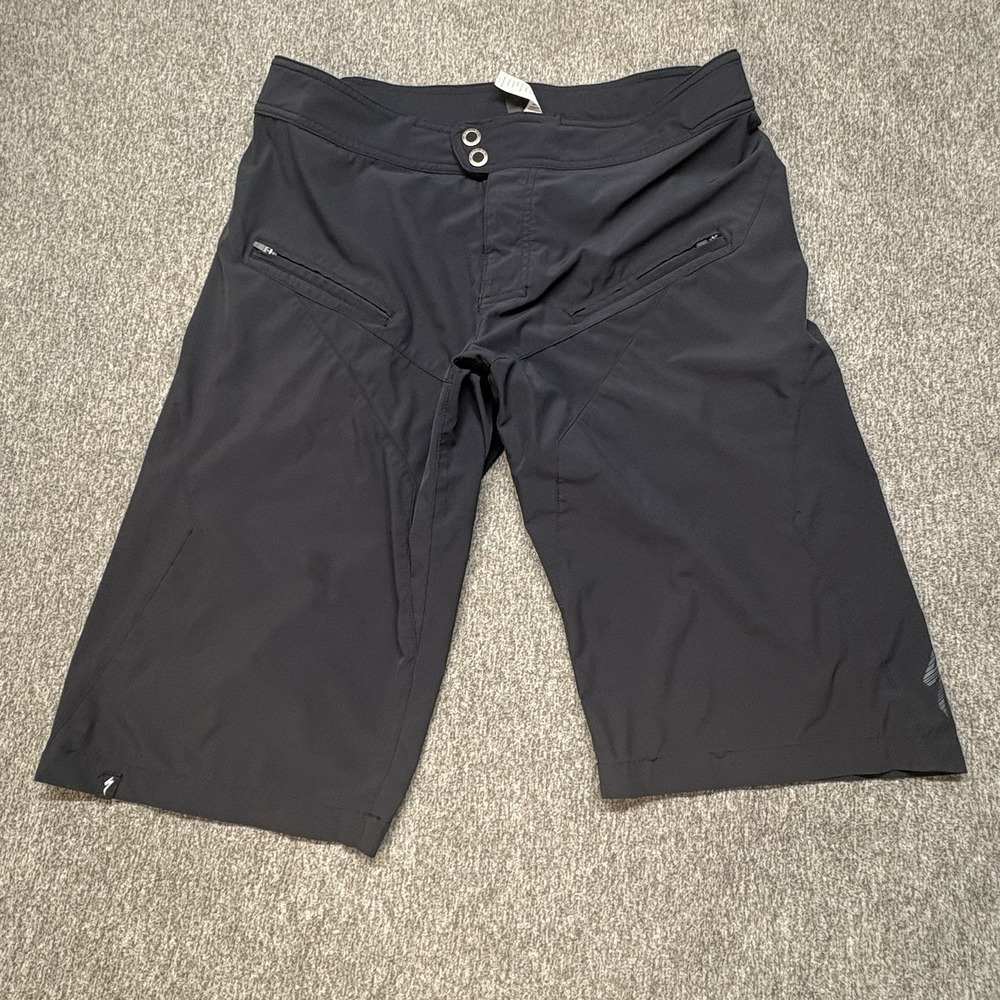 Specialized Atlas Comp XC Trail MTB Shorts Mens Size 36 Black Cycling